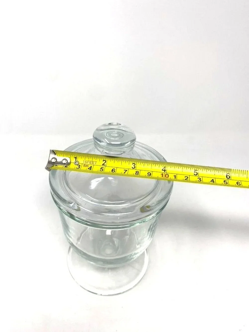 Target Clear Glass Pedestal Canister Jar Candy Decor Storage Holiday